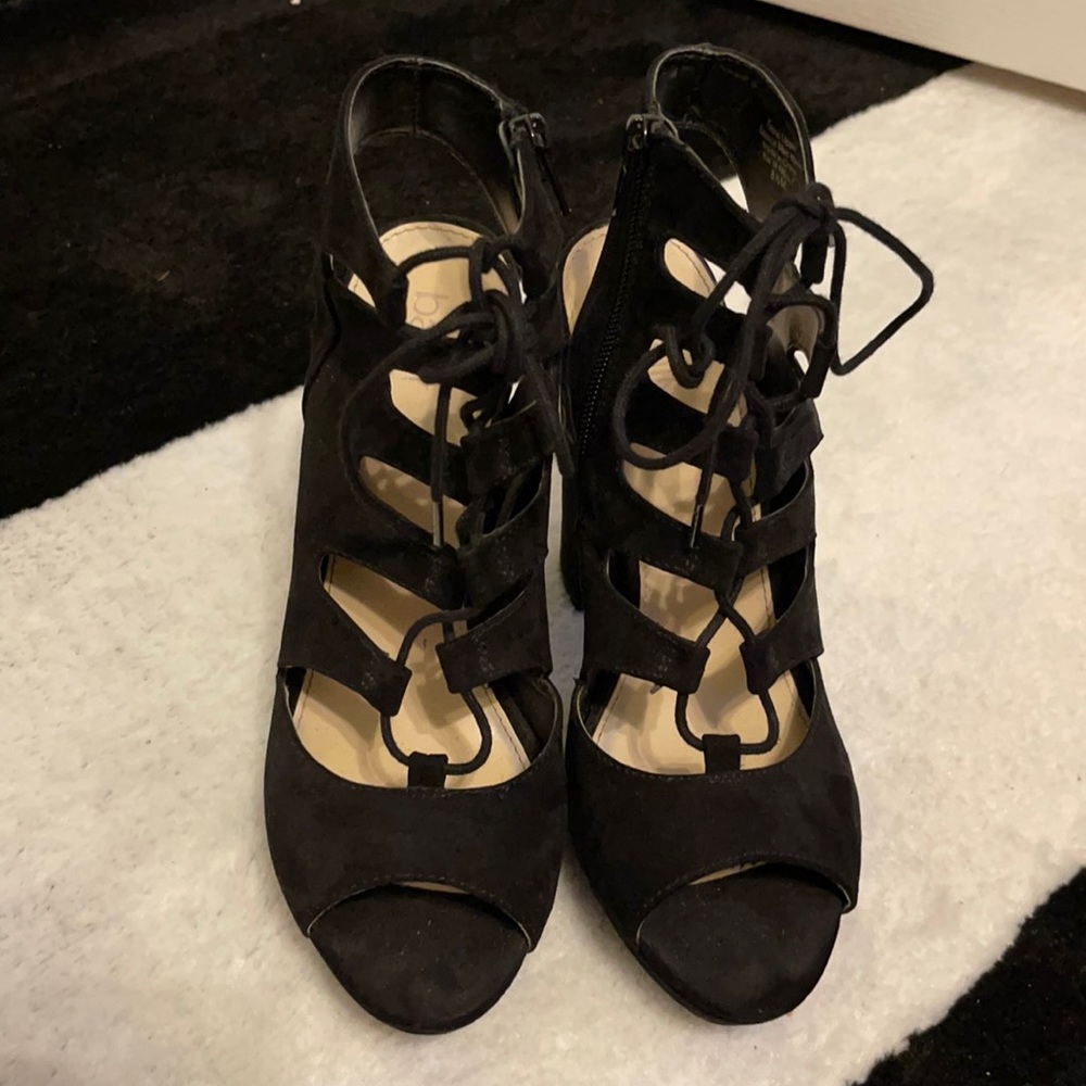Bar III lace up sandals